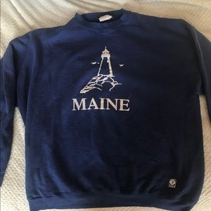 VINTAGE Men’s Maine Crewneck Sweatshirt